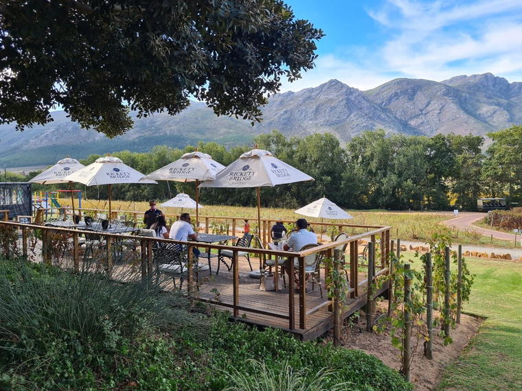 Rickety Bridge Winery, Franschhoek, South Africa