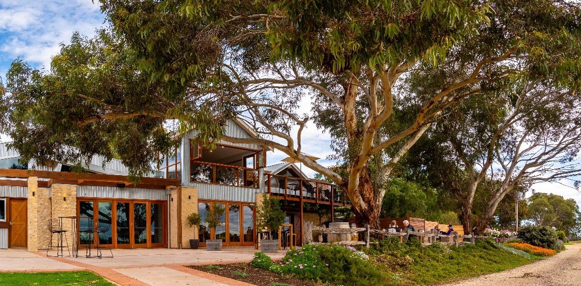 Lake Breeze Wines winery in Langhorne Creek, Australia