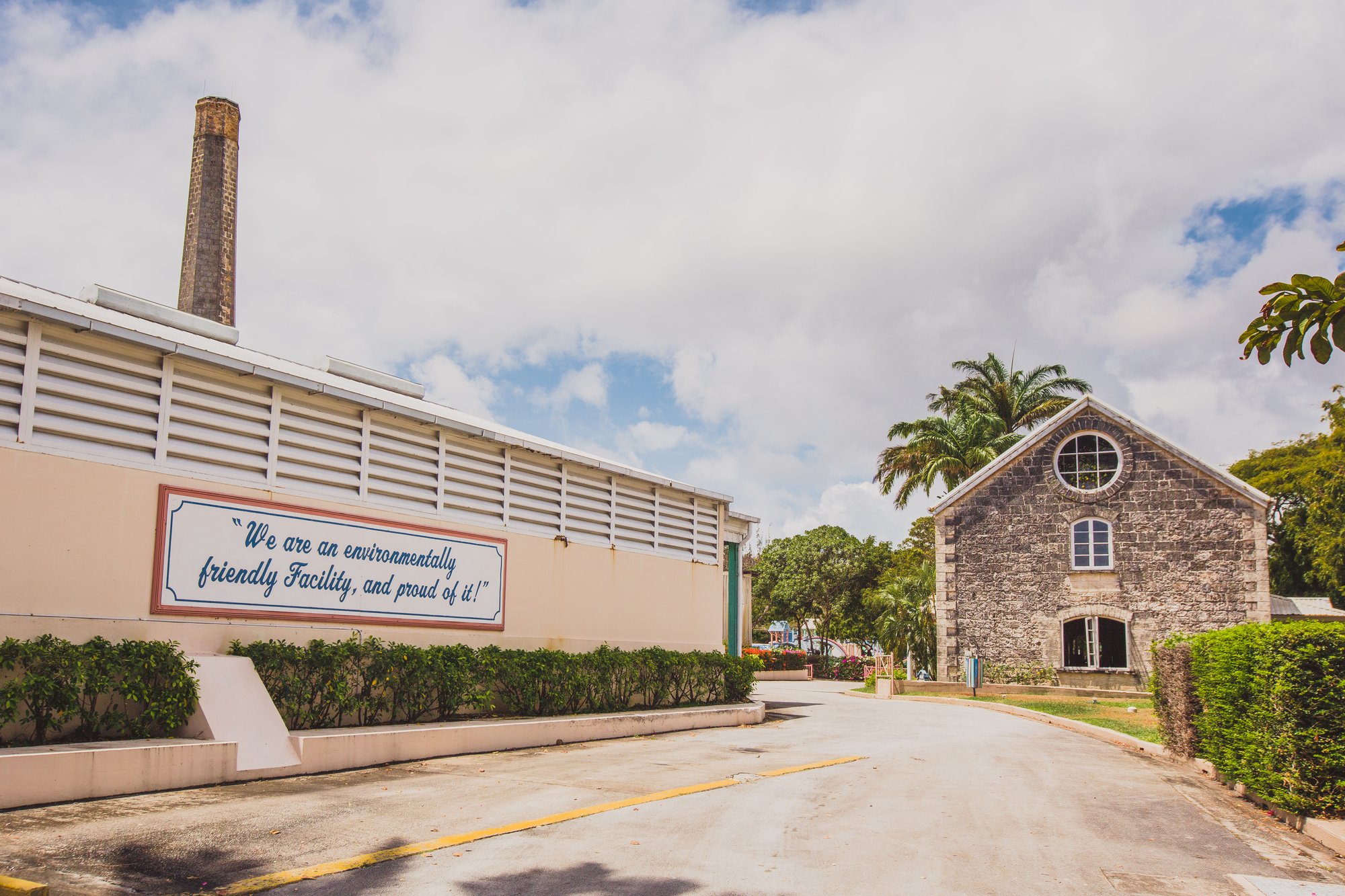 Foursquare Rum Distillery winery in Four Roads, Barbados