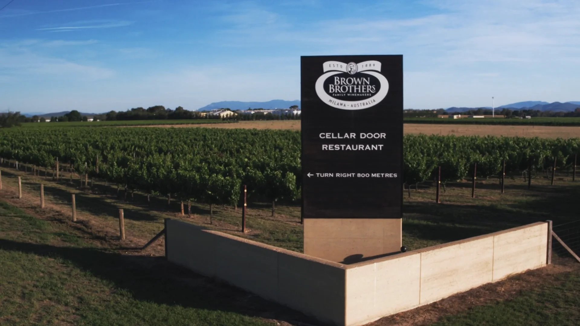 Brown Brothers winery in King Valley, Australia