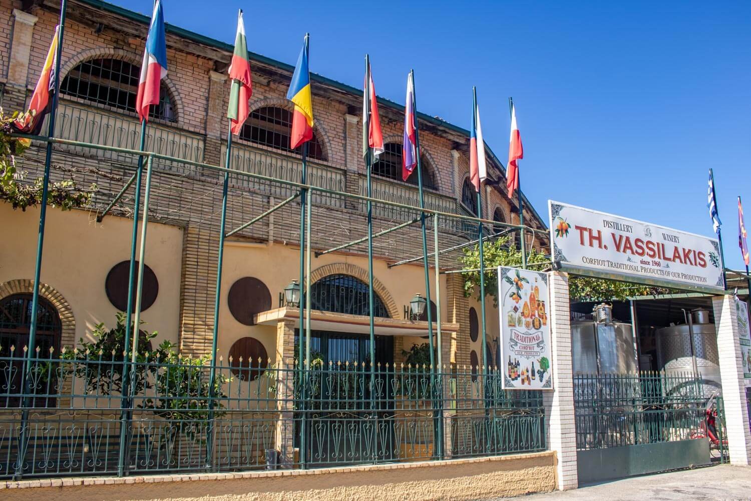 Vassilakis Distillery winery in Heraklion, Greece