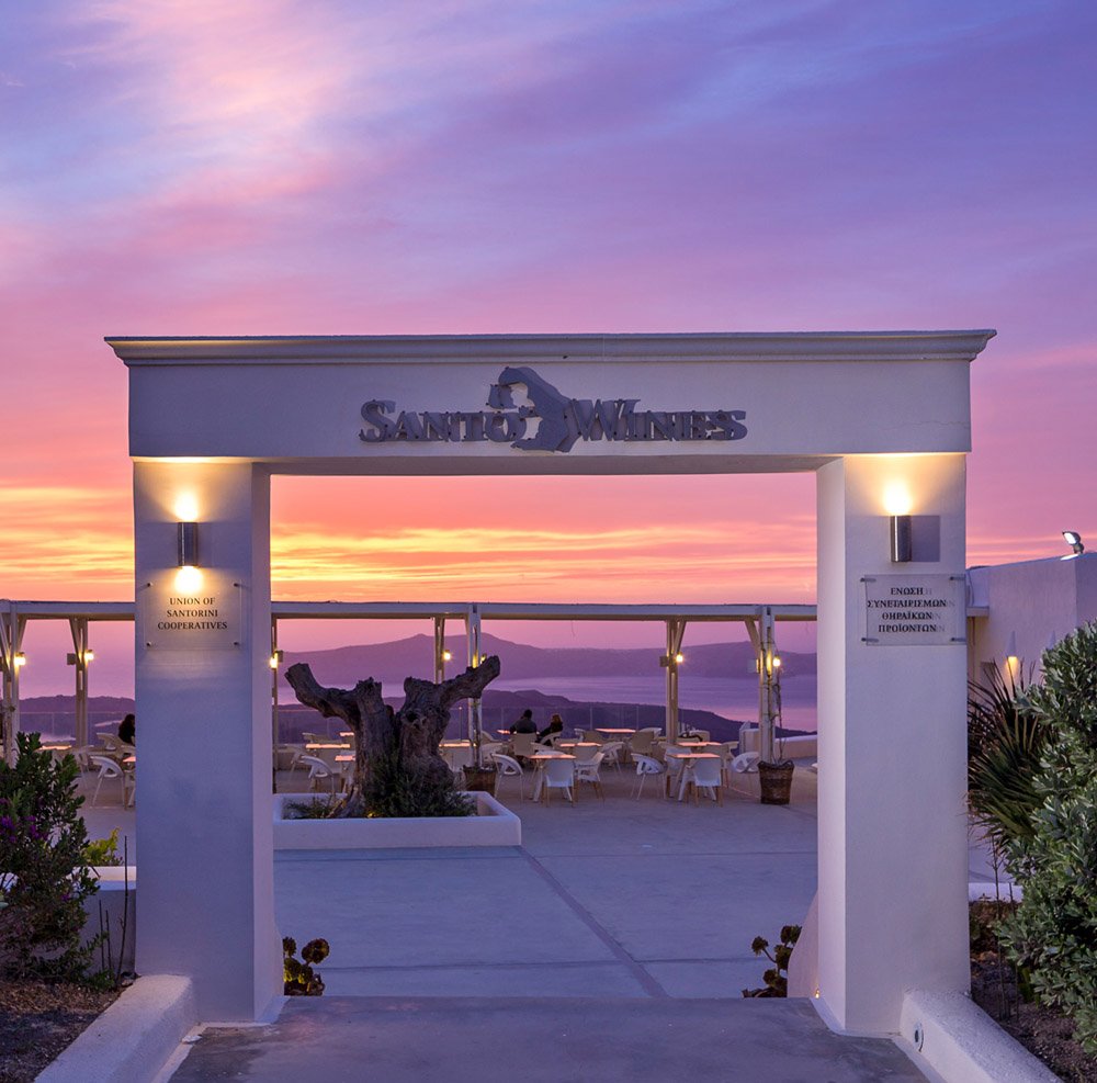 SantoWines (Santorini Coop) winery in Santorini, Greece
