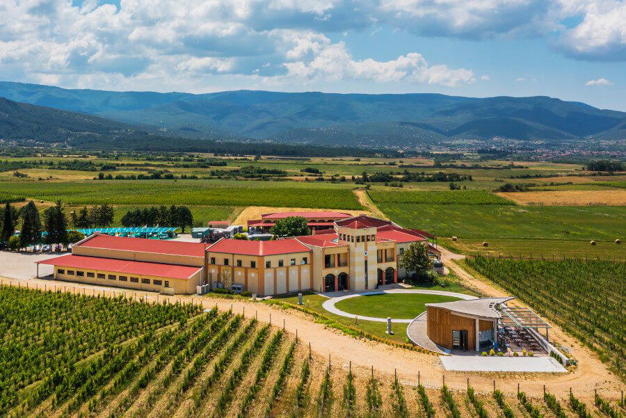 Château Nico Lazaridi winery in Drama