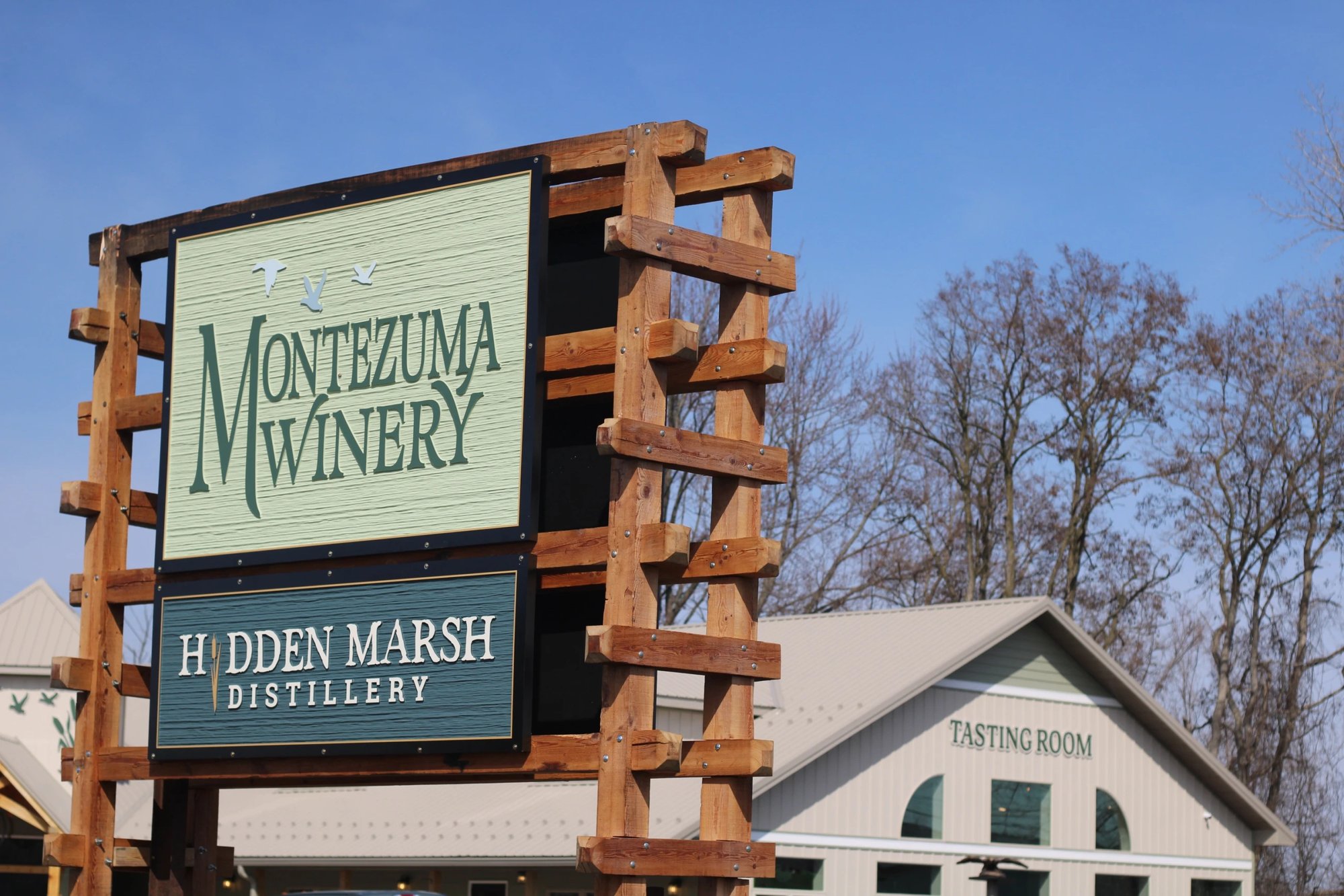 Hidden Marsh Distillery winery in Seneca Falls