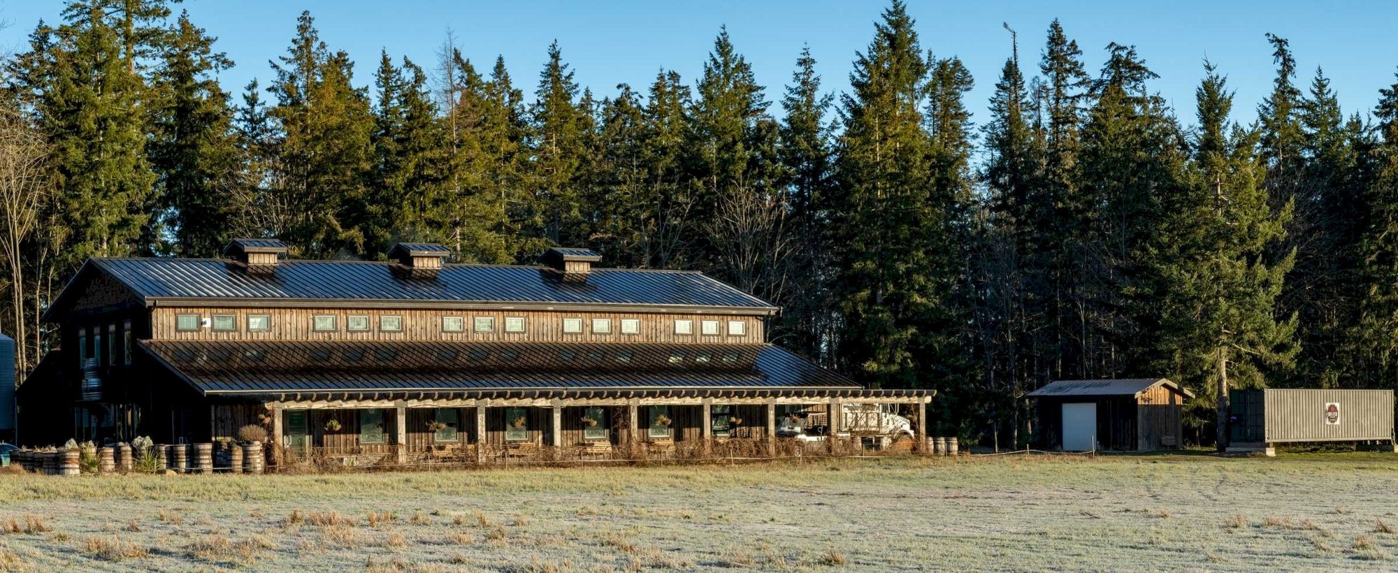 Shelter Point Distillery winery in Oyster River, Canada