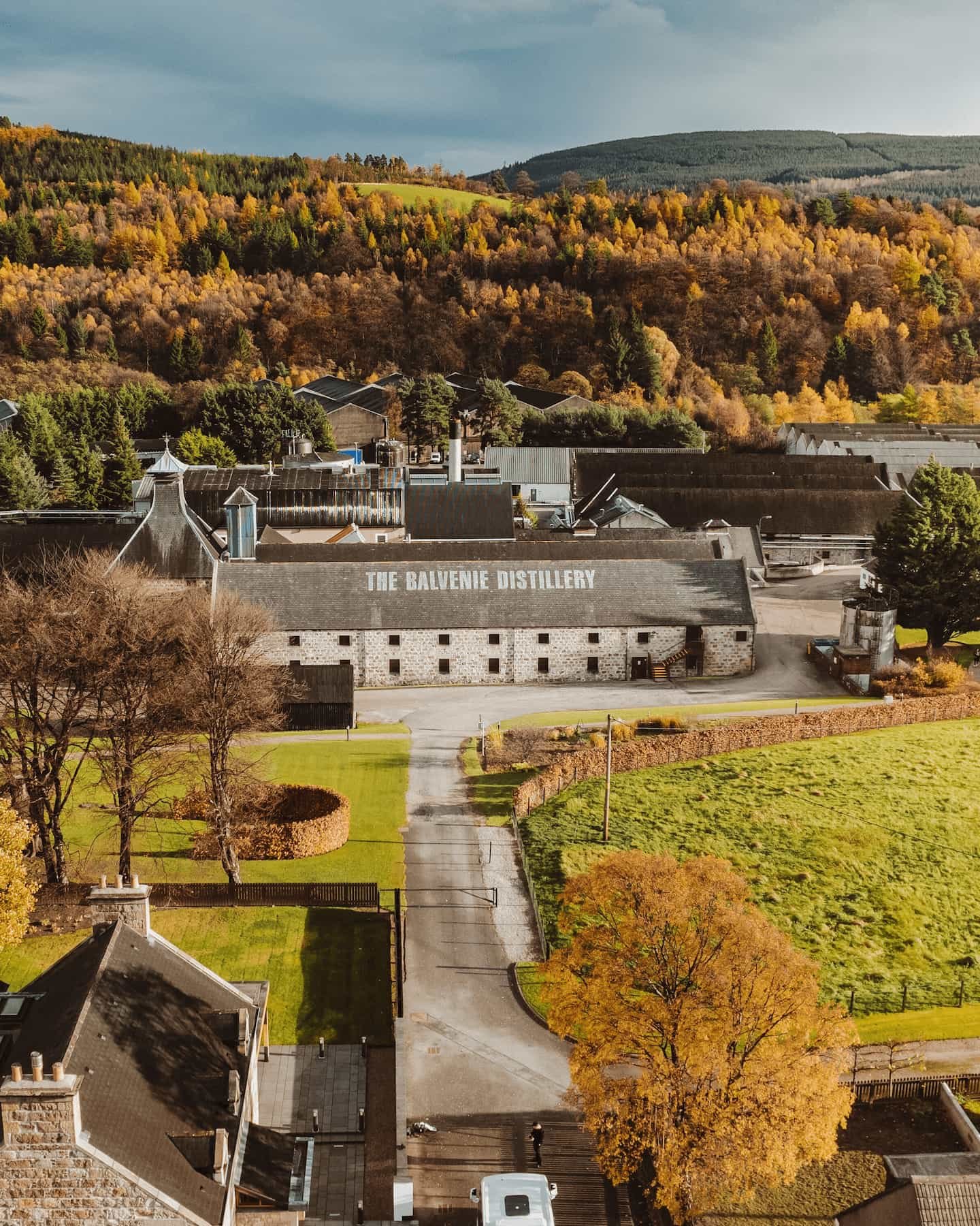 The Balvenie winery in Dufftown, United Kingdom