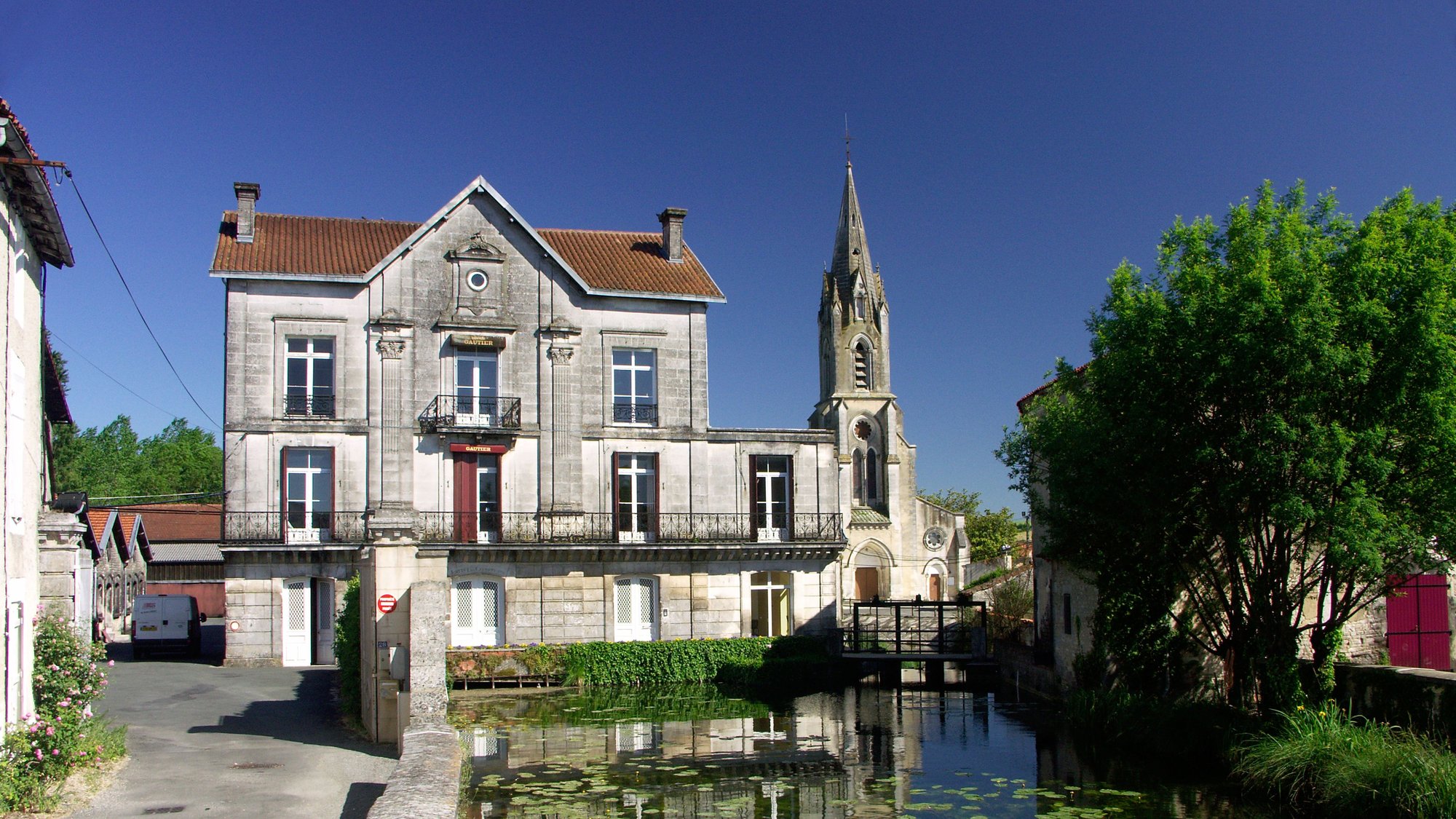 Augier winery in Aigre, France