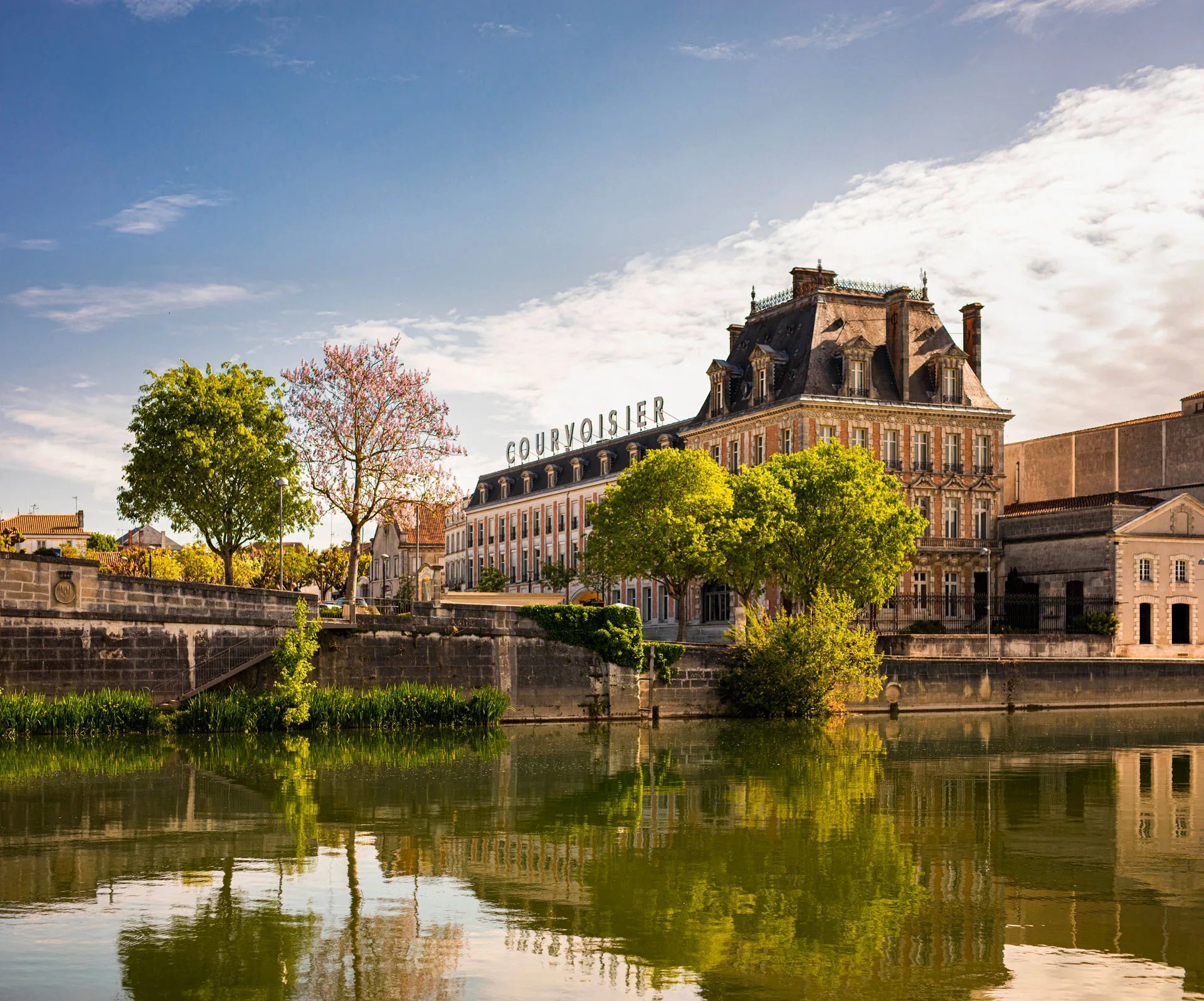 Courvoisier winery in Jarnac