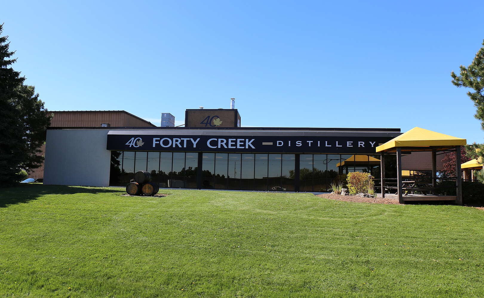 Forty Creek Distillery winery in Grimsby, Canada