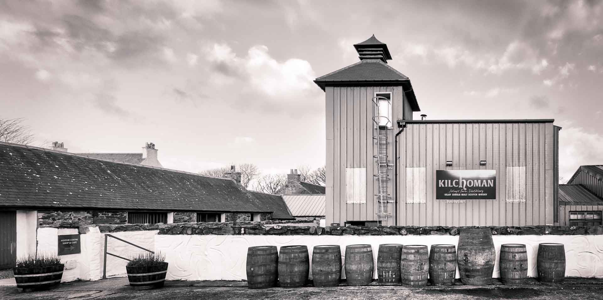 Kilchoman winery in Bruichladdich, United Kingdom