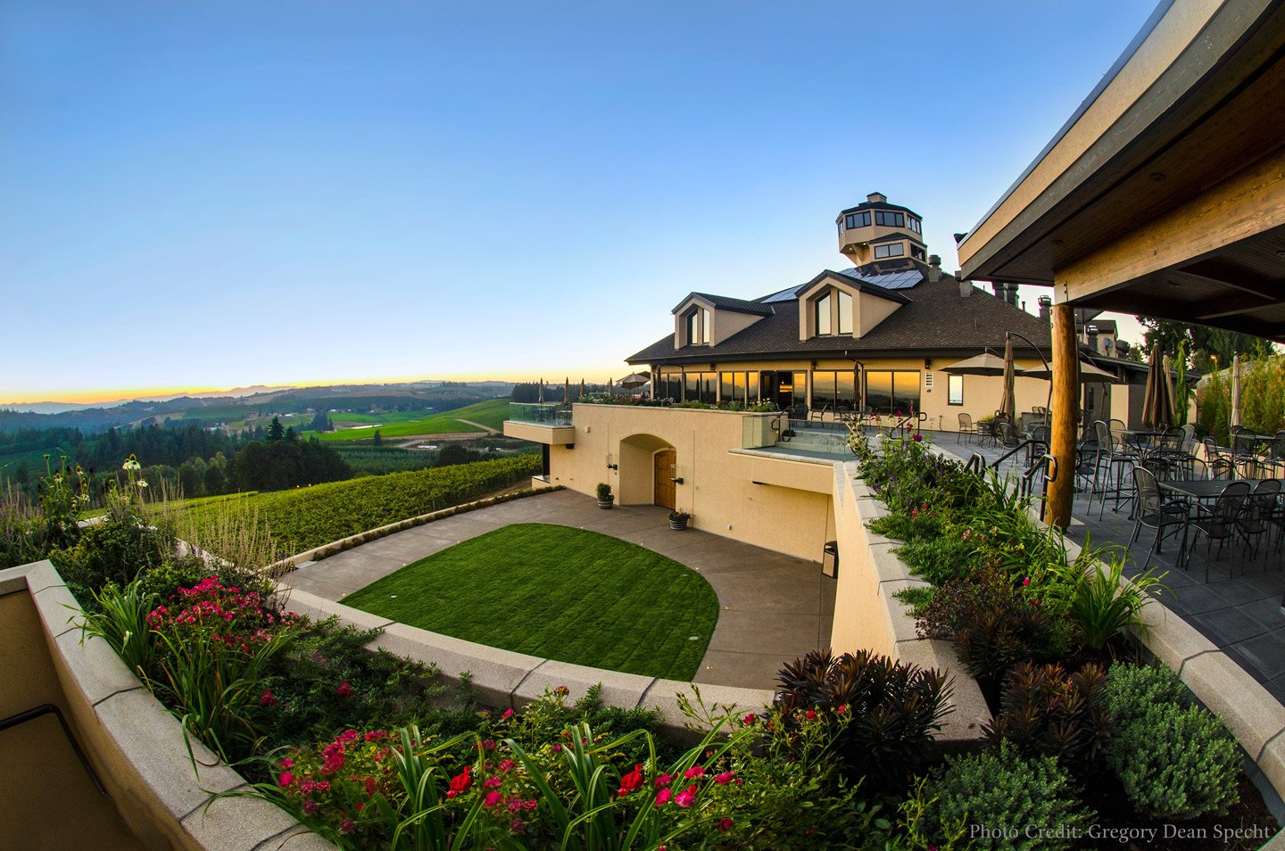 Willamette Valley Vineyards winery in Turner