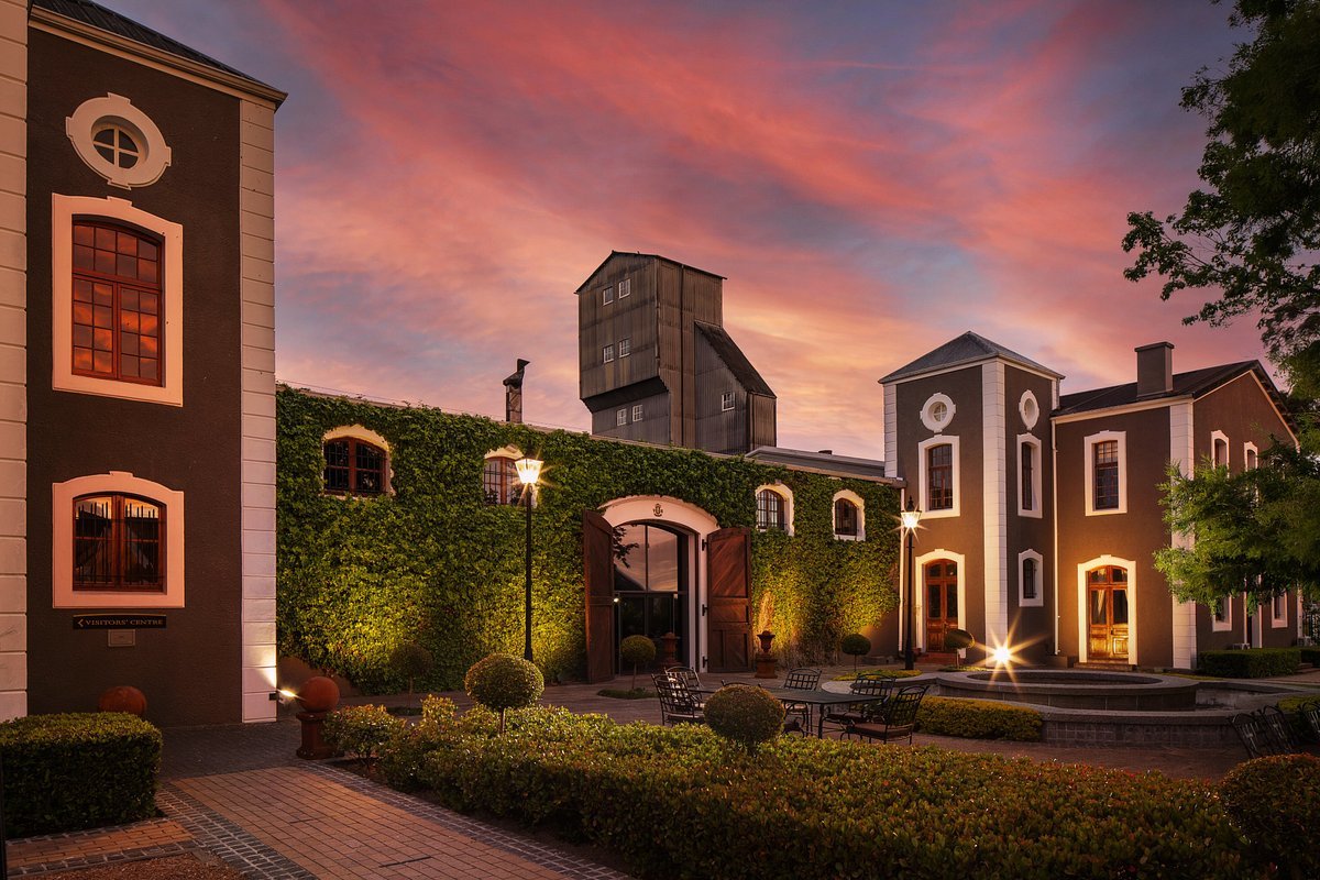 Van Ryn’s Distillery winery in Stellenbosch, South Africa