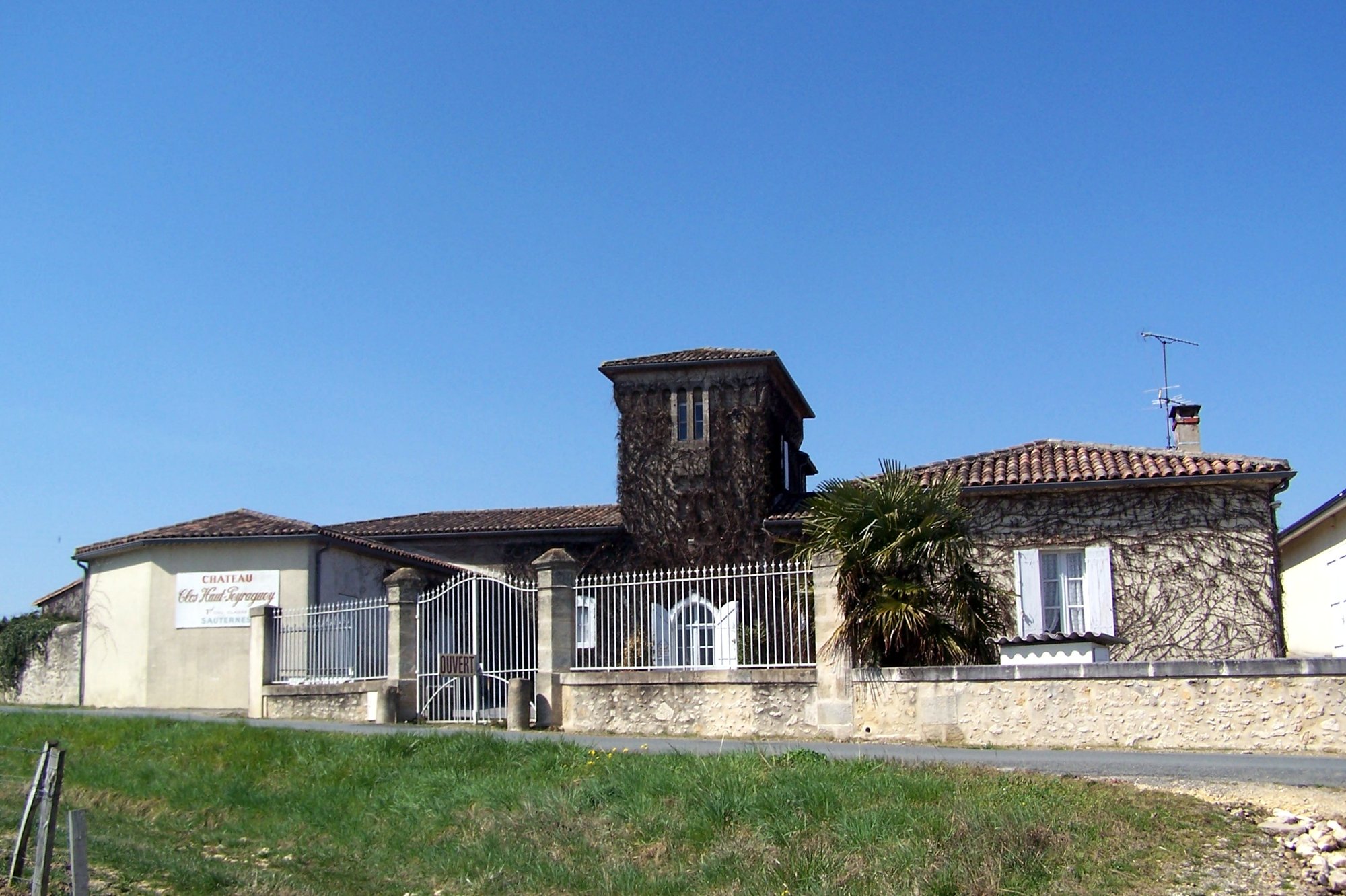 Clos Haut-Peyraguey winery in Bommes, France