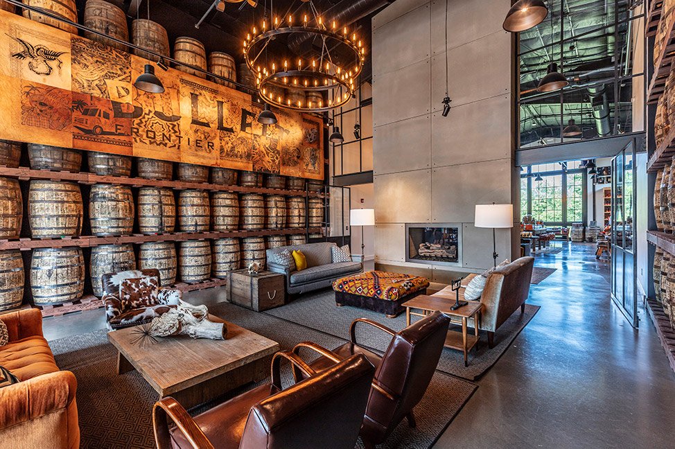 Bulleit Frontier Whiskey winery in Shelbyville, United States