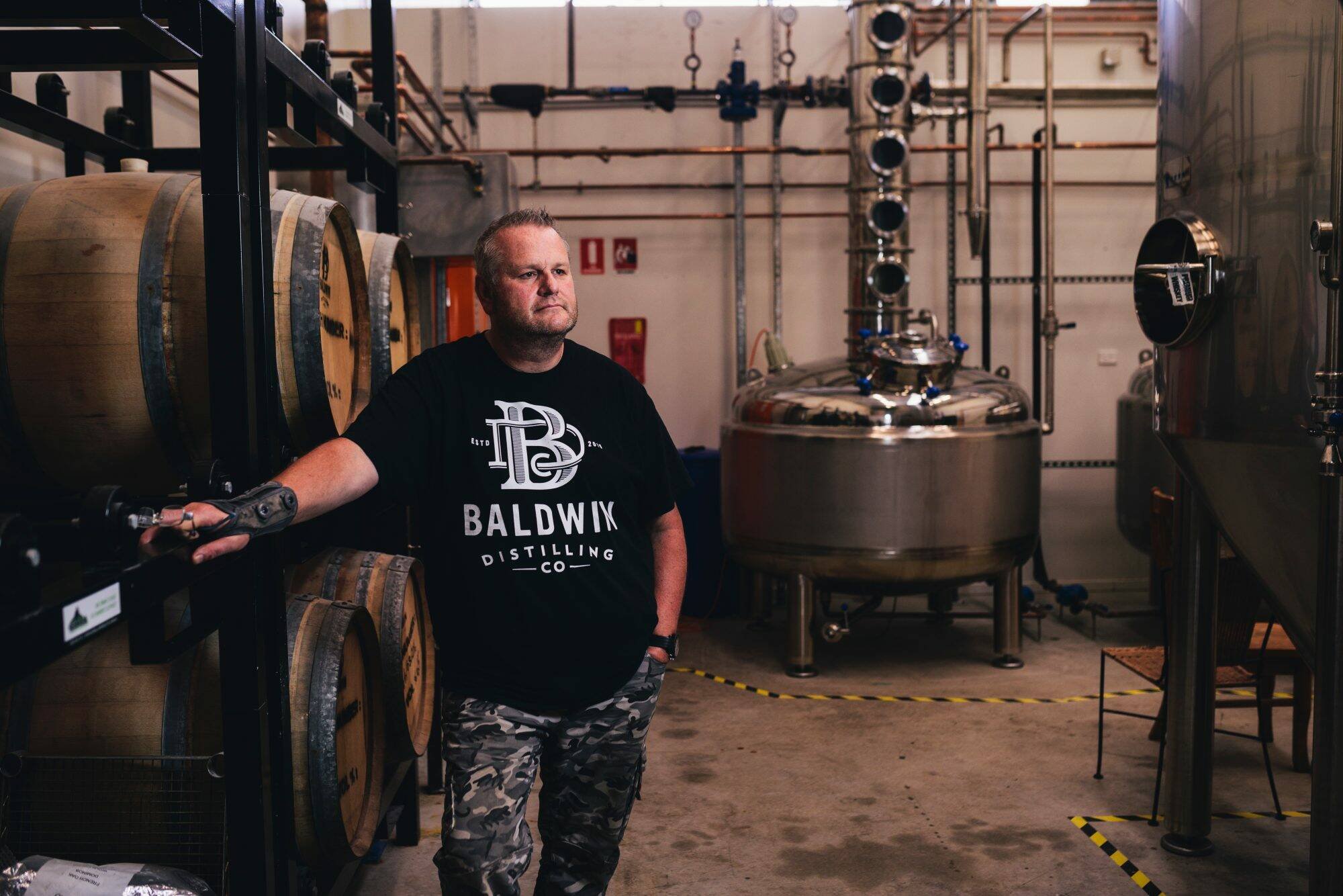 Baldwin Distilling Company winery in Canberra, Australia