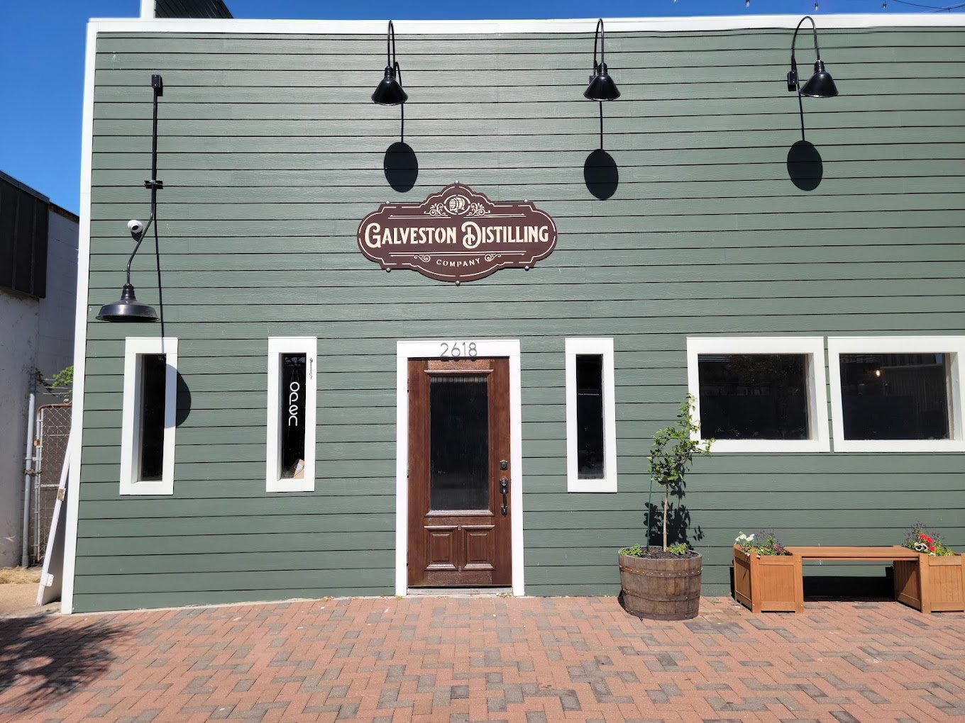 Galveston Distilling Company winery in Galveston
