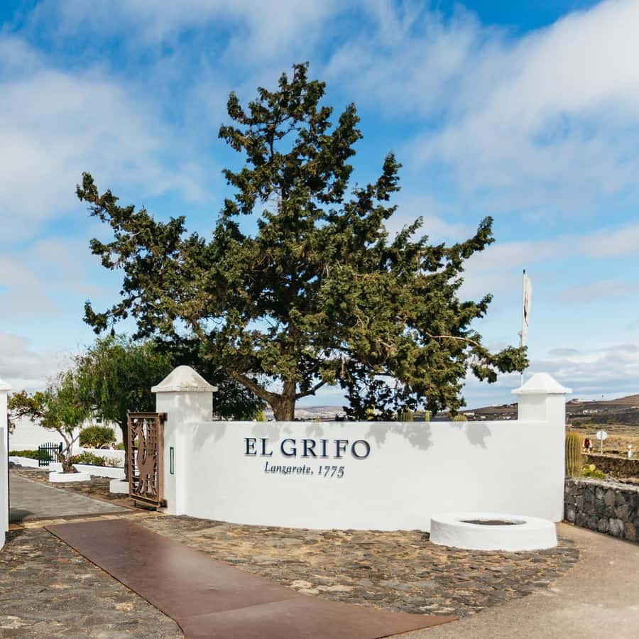 Bodega El Grifo winery in San Bartolomé (Lanzarote), Spain