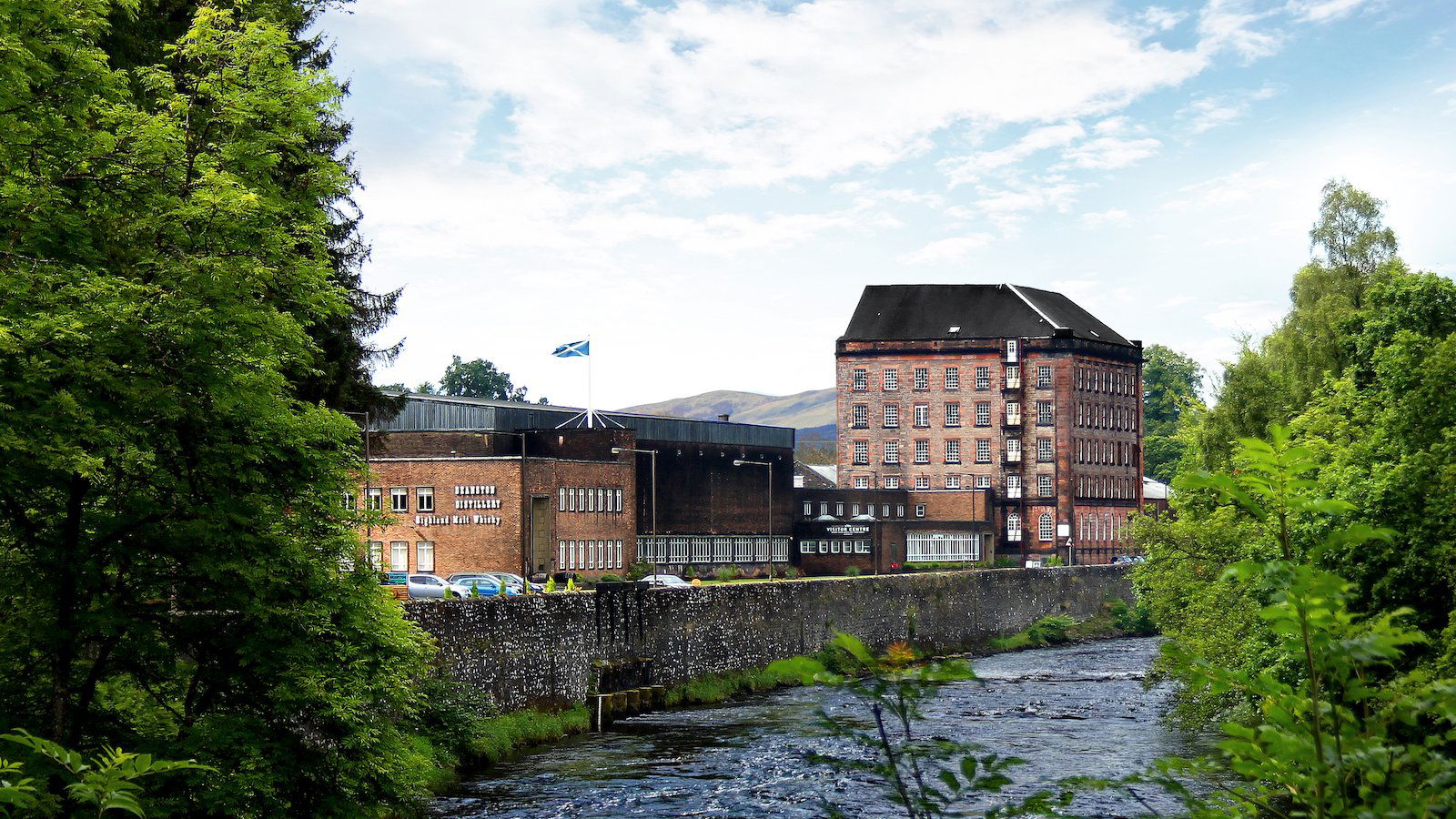 Deanston winery in Deanston, Scotland