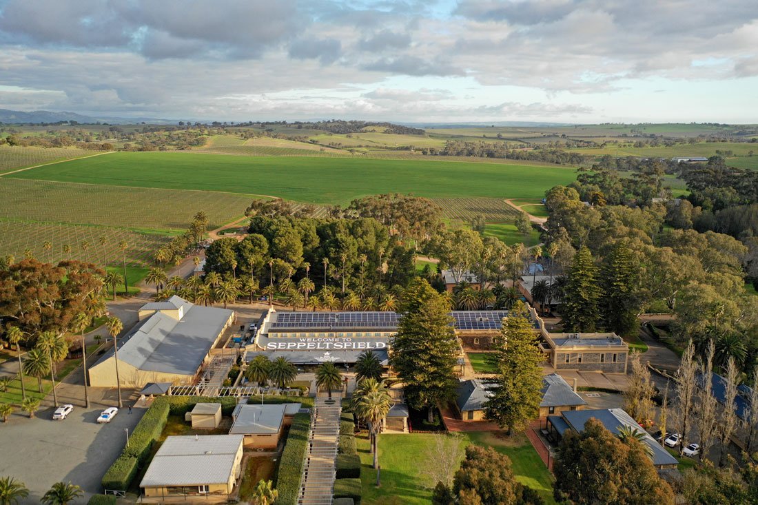 Seppeltsfield winery in Tanunda, Australia