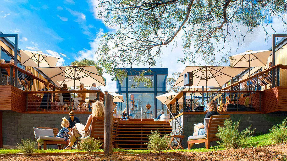Seppeltsfield Road Distillers winery in Barossa Valley, Australia
