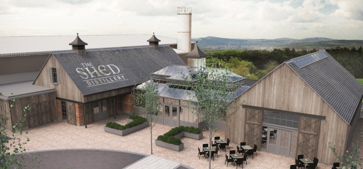 The Shed Distillery winery in Drumshanbo, Ireland