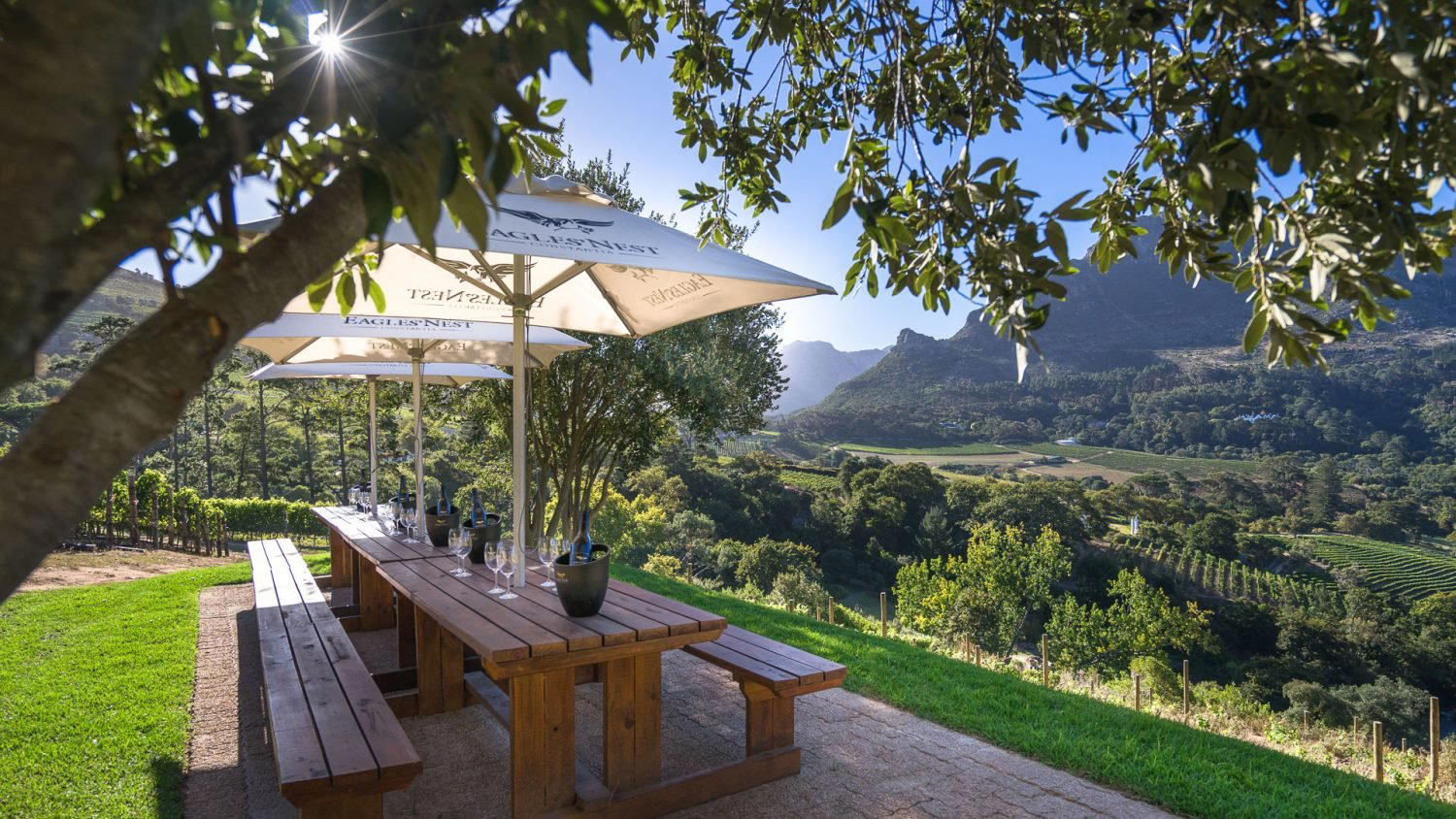 Eagles’ Nest Wines winery in Cape Town, South Africa