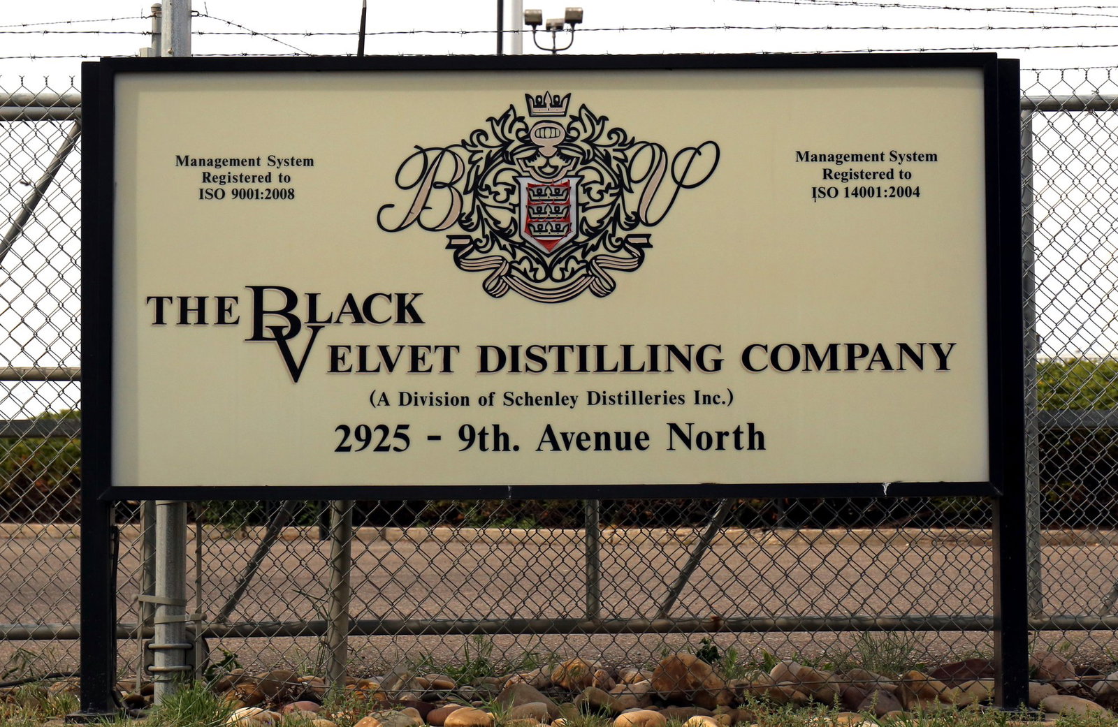 Black Velvet Distillery, Lethbridge, Canada