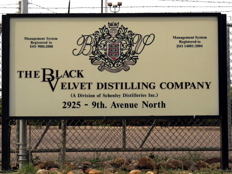 Black Velvet Distillery, Lethbridge, Canada