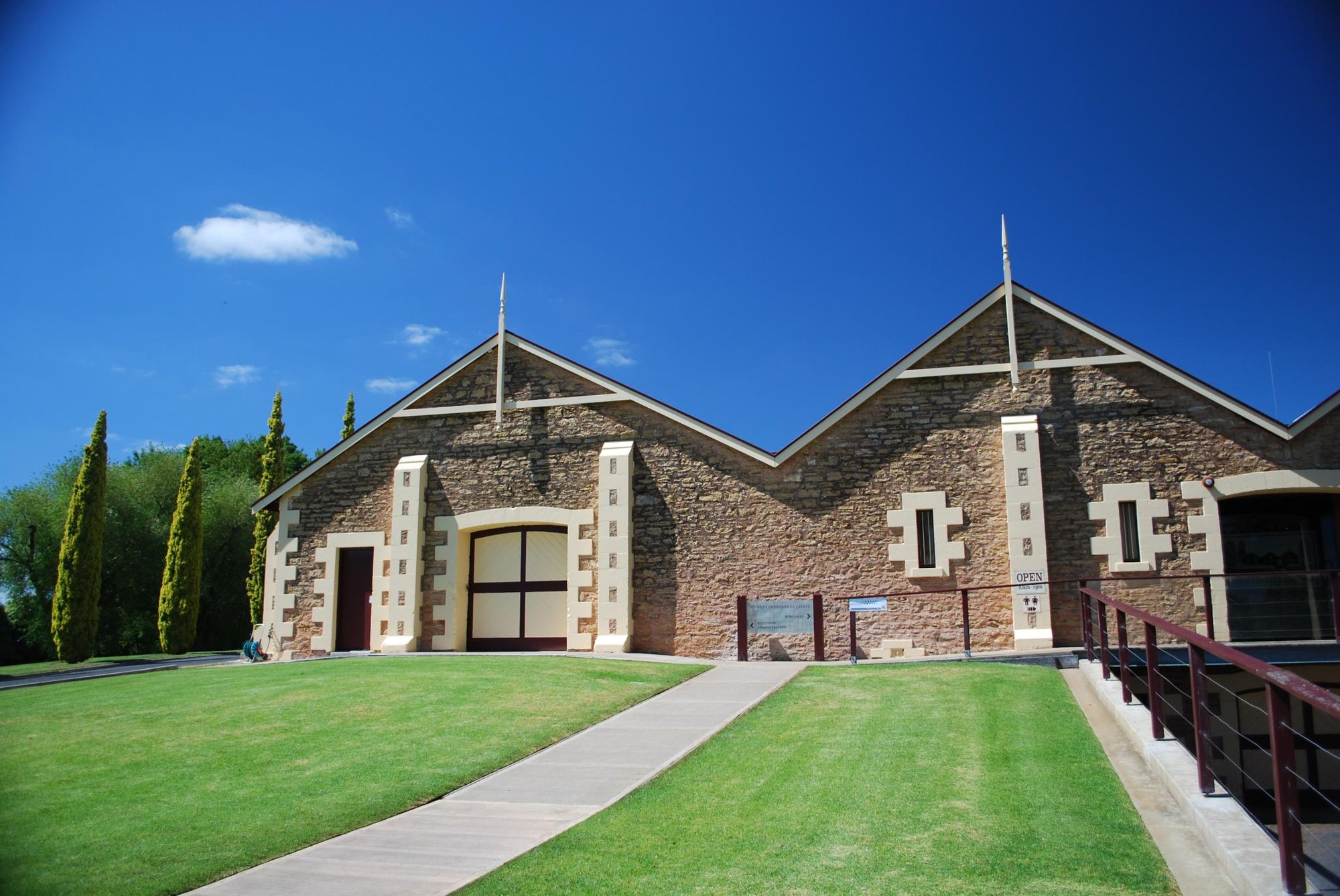Wynns Coonawarra Estate winery in Coonawarra, Australia