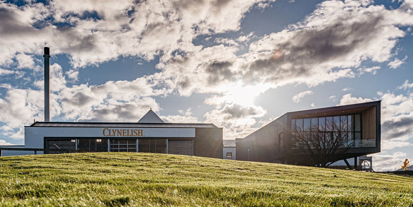 Clynelish Distillery winery in Brora, Scotland