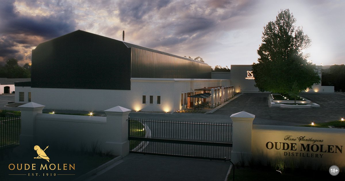 Oude Molen Distillery winery in Grabouw, South Africa